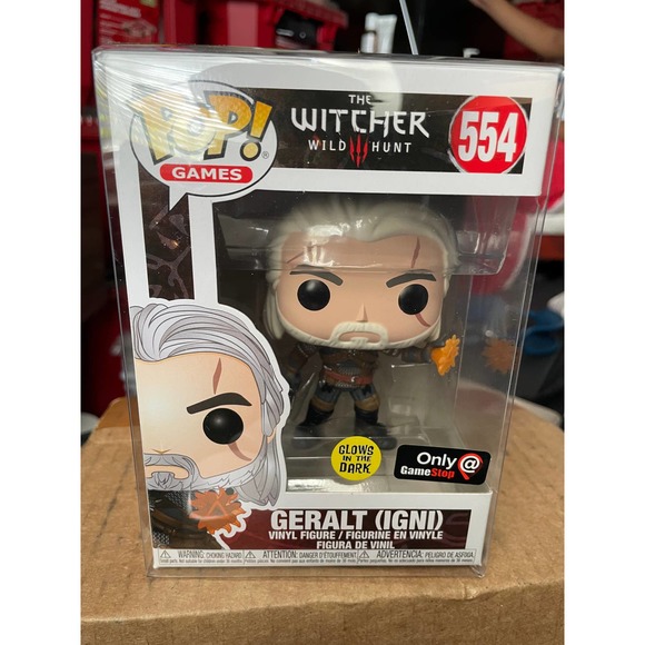 Funko Pop! The Witcher (Wild Hunt): Geralt (GITD) - Picture 3 of 14
